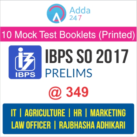 Mock Test Booklets For IBPS SO Prelims Examination 2017 |_3.1