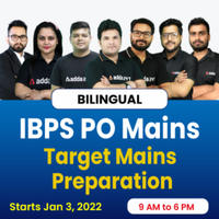 IBPS PO Mains Memory Based Mock 2018- 13th January: Attempt Now_70.1