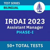 Insurance Regulatory And Development Authority of India Assistant Manager Phase-I 2023 | Online Bilingual Test Series By Adda247