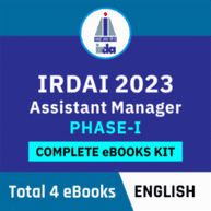 IRDAI Assistant Manager Phase-I Complete eBooks kit(English Medium) 2023 By Adda247