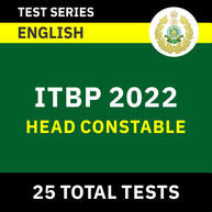 ITBP Head Constable 2022 Online Test Series By Adda247