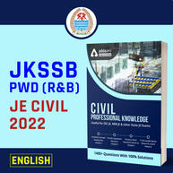 JKSSB PWD(R&B) JE CIVIL 2022 (English Printed Edition) By Adda247