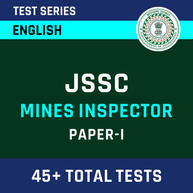 JSSC Mines Inspector Paper - I 2022 | Online Test Series by Adda247