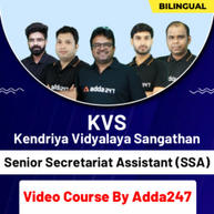 KVS-Kendriya Vidyalaya Sangathan | Senior Secretariat Assistant (SSA) | Hinglish | Video Course By Adda247