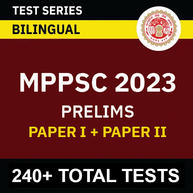 MPPSC Prelims Mock Test Series 2023 in English & Hindi By Adda247