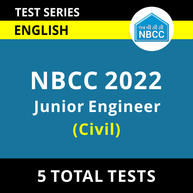 NBCC Junior Engineer Civil 2022 Online Test Series By Adda247