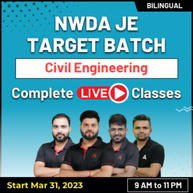 NWDA JE Civil Engineering Complete Live Batch | Bilingual | Online Target Batch By Adda247