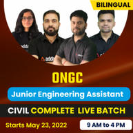 ONGC Junior Engineering Assistant Civil Live Classes | Complete Hinglish Batch By Adda247