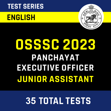OSSSC Panchayat Executive Officer Exam 2023