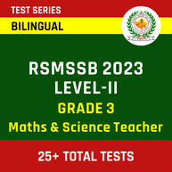 RSMSSB Level-II Grade 3 Maths & Science Teacher 2023 | Complete Bilingual Online Test Series by Adda247