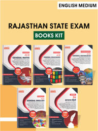 Chanakya Ace Rajasthan State Exams Books Kit(English Printed Edition) By Adda247