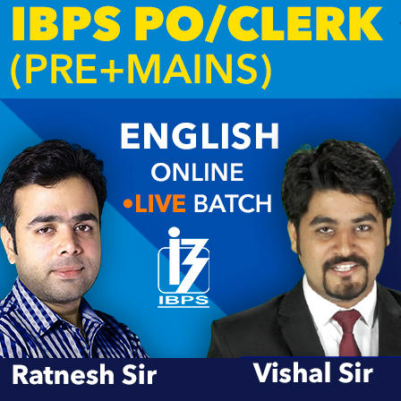 IBPS PO/Clerk Pre+Mains English Online Live Classes (By Ratnesh Sir and Vishal Sir) |_3.1