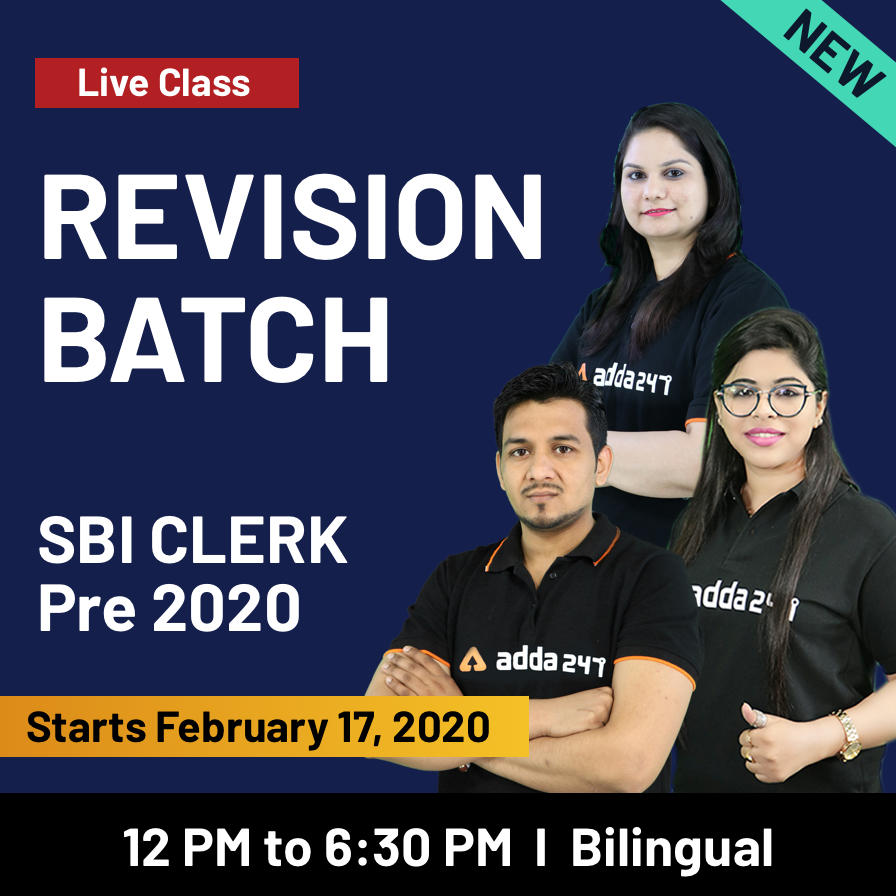 SBI Clerk Preparation Material: Best Test Series and Revision Batch to Crack the 2020 Prelims Exam_4.1