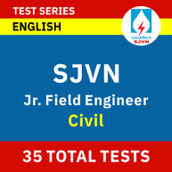 SJVN Civil Junior Field Engineer | Complete Online Test Series By Adda247