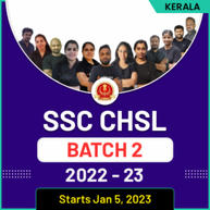 SSC CHSL 2022-23 Batch 2 Malayalam Live Classes from Adda247