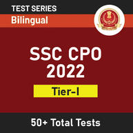 SSC CPO Tier-I 2022 | Complete Bilingual Online Test Series By Adda247