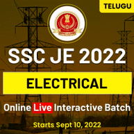 SSC JE Electrical Batch | Technical | Online Live Classes by Adda247