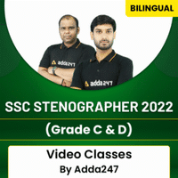 SSC Stenographer 2022 (Grade C & D) | Bilingual | Video Course By Adda247_50.1