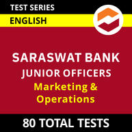 Saraswat Bank Junior Officers (Marketing and Operations) 2023 | Online Test Series By Adda247