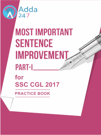 Most important sentence improvement for ssc 2017: practice ebook