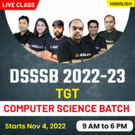 DSSSB 2022-23 TGT Computer Science Batch | Hinglish | Live Classes By Adda247