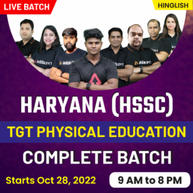 Haryana (HSSC) TGT Physical Education Online Live Classes | Bilingual Batch By Adda247