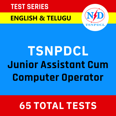 TSNPDCL Junior Assistant Test Series