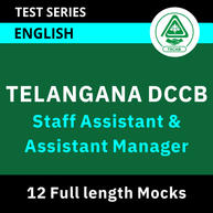 Telangana DCCB Bank Staff Assistant & Assistant Manager Prelims Online Test Series