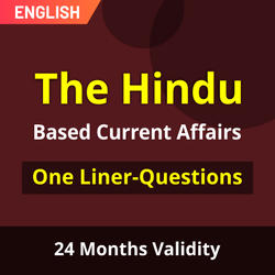 The Hindu Newspaper Based Current Affairs One-Liners English Medium eBooks (Validity 24 Months)