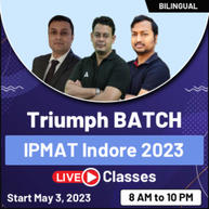 Triumph Batch IPMAT Indore 2023 Live Classes | Live Classes By Adda247 (As per Latest Syllabus)