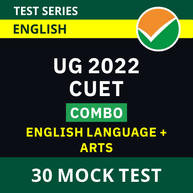 UG CUET Entrance Exam Subject-wise (ENGLISH LANGUAGE +ARTS) Test Series By Adda247