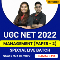 UGC Net 2022 Management Paper 2 Online Live Classes | Special Batch By Adda247