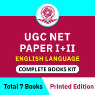UGC NET Paper I + II(English Language) Complete Books Kit-Printed Edition By Adda247