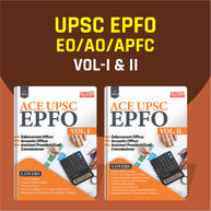 UPSC EPFO EO/AO/APFC(Enforcement / Accounts Officers & Assistant Provident Fund Commissioner) Exam Guide Vol 1 & 2 Combo (English Printed Edition) By Adda247