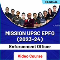 MISSION UPSC EPFO (2023-24) Enforcement Officer | Bilingual | Video Course By Adda247