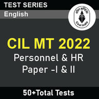 CIL Management Trainee Personnel & HR Paper I & Paper II 2022 | Complete Test Series by Adda247
