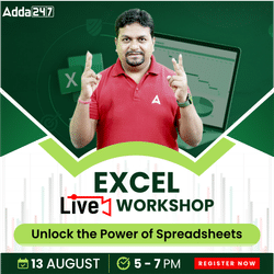 Microsoft Excel Workshop  : Zero to Hero Excel Workshop | Online Live Classes by Adda 247