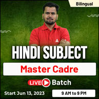 Hindi Subject | Master Cadre batch | Bilingual | Online Live Classes By Adda247