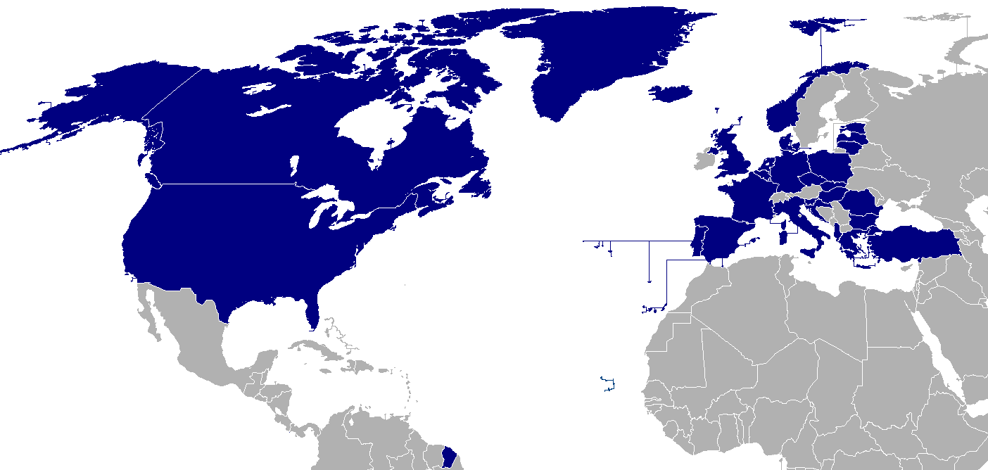 NATO Countries Names List and Map 2023_30.1