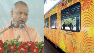 देश की पहली निजी ट्रेन दिल्ली-लखनऊ तेजस एक्सप्रेस को हरी झंडी दिखाई गयी |_50.1