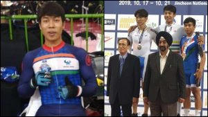 रोनाल्डो सिंह ने एशियन ट्रैक साइक्लिंग चैंपियनशिप में जीता स्वर्ण पदक |_50.1
