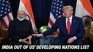 अमेरिका ने भारत को व्यापार लाभ के लिए निर्यात करने वाले देशों की सूची हटाया |_3.1