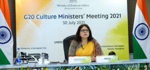 मीनाक्षी लेखी ने G20 संस्कृति मंत्रियों की बैठक में भारतीय प्रतिनिधिमंडल का नेतृत्व किया |_50.1