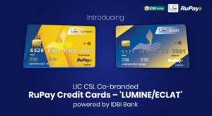 एलआईसी कार्ड सर्विसेज, आईडीबीआई बैंक ने लॉन्च किया RuPay क्रेडिट कार्ड Lumine, Eclat |_50.1