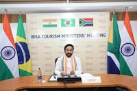 भारत ने वर्चुअल प्लेटफॉर्म के माध्यम से किया IBSA पर्यटन मंत्रियों की बैठक का आयोजन |_50.1