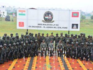 मालदीव में भारत-मालदीव संयुक्त सैन्य अभ्यास EKUVERIN |_50.1