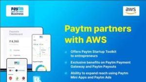 पेटीएम ने उद्यमियों के लिए स्टार्टअप टूलकिट के लिए AWS के साथ भागीदारी की |_50.1