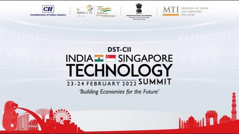 28वां डीएसटी-सीआईआई भारत-सिंगापुर प्रौद्योगिकी शिखर सम्मेलन 2022 |_50.1