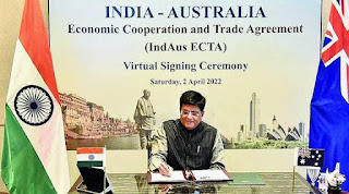 भारत-ऑस्ट्रेलिया द्वारा हस्ताक्षरित आर्थिक सहयोग और व्यापार समझौता |_50.1