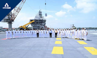 भारतीय नौसेना को मिला पहला स्वदेश निर्मित विमानवाहक पोत आईएनएस विक्रांत |_50.1